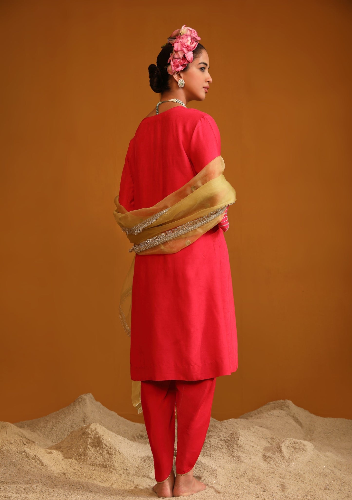Shabana Dhoti Set - Pink