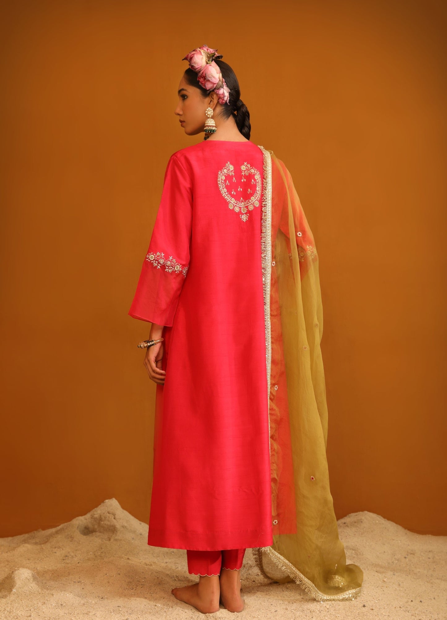 Shehnaz Kurta Set - Pink