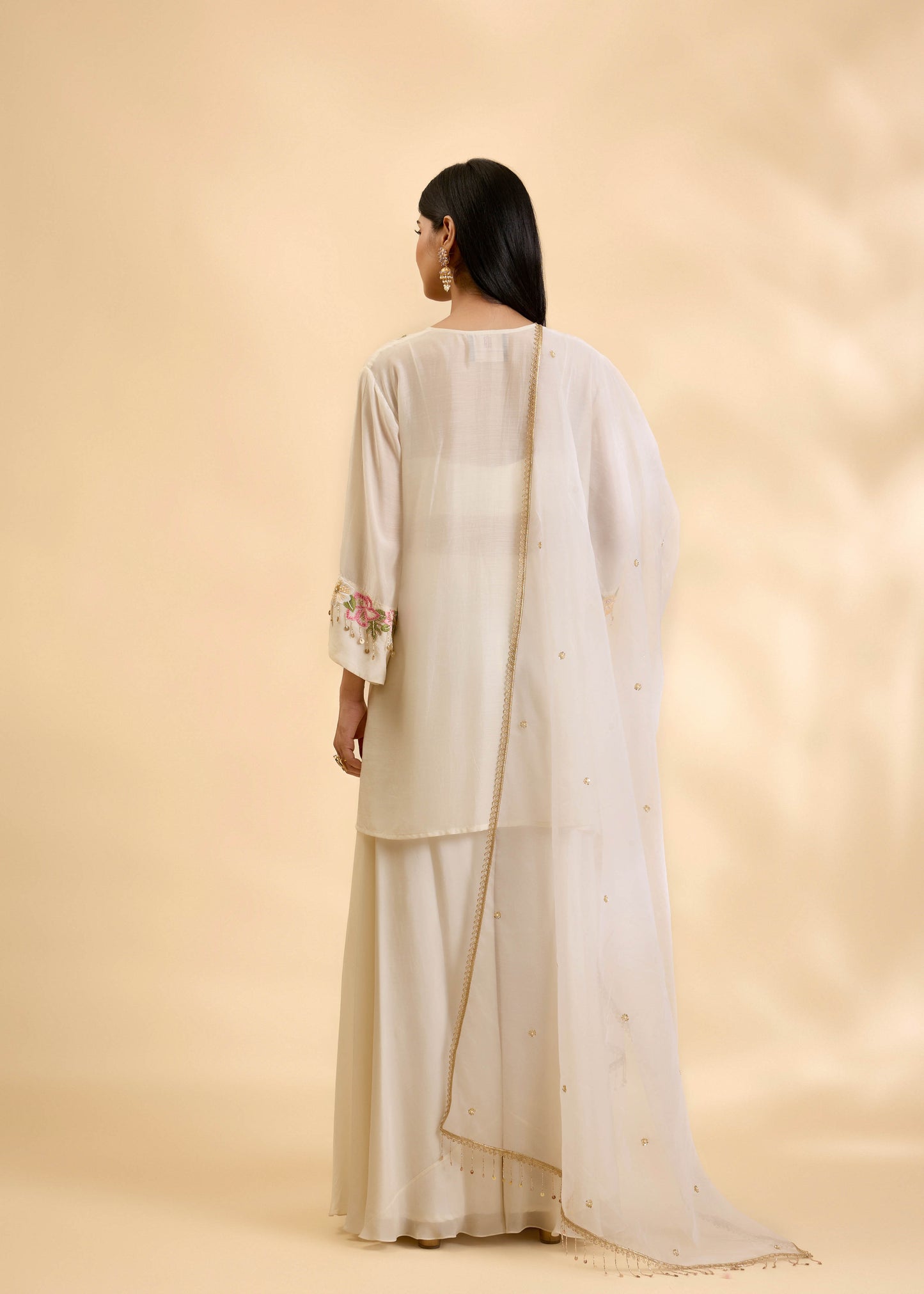 Chandani Amaya Short Kurta Sharara Set