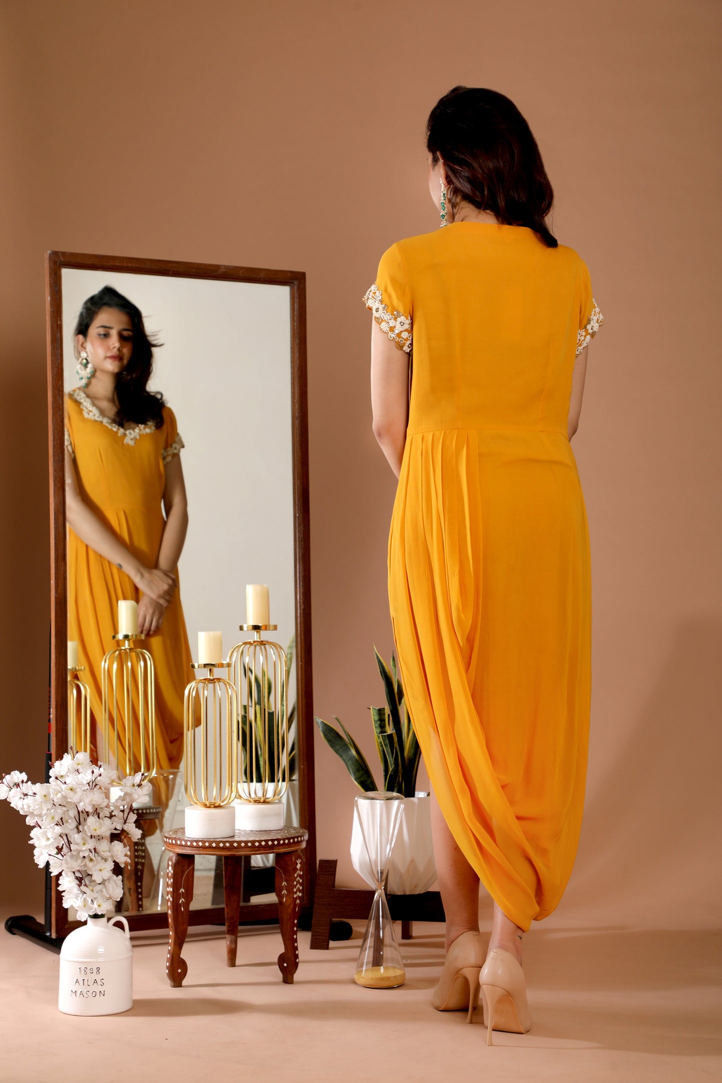 Cowl Dress