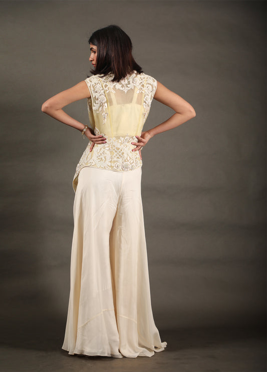 Lemon Pearl Jacket Set