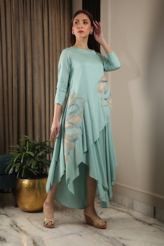 Multilayer Emb Dress