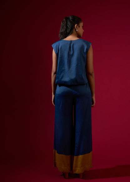 Frida Ruffle Coord Set - Blue
