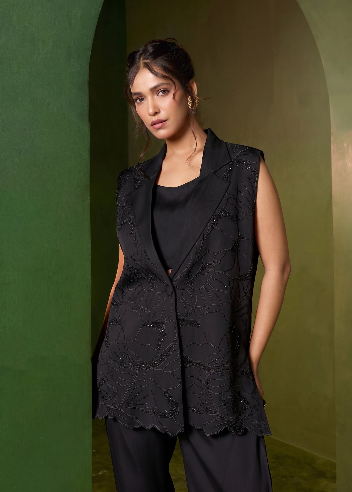Arabella Blazer set - Black