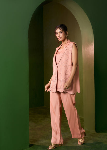 Arabella Blazer set - Mocha