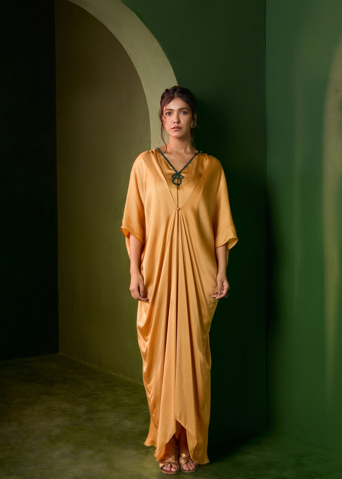 Celeste Stud Kaftan - Gold