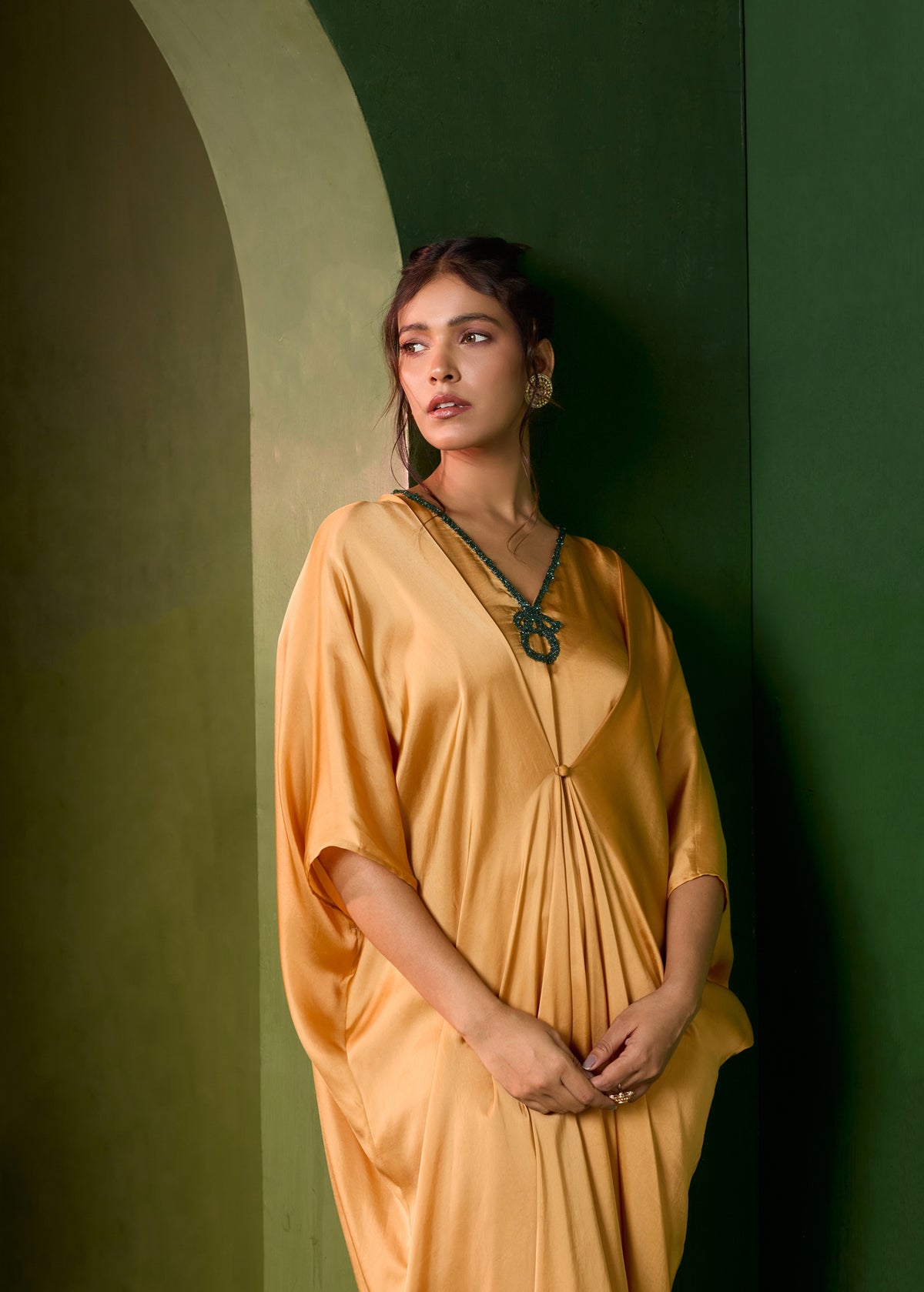 Celeste Stud Kaftan - Gold