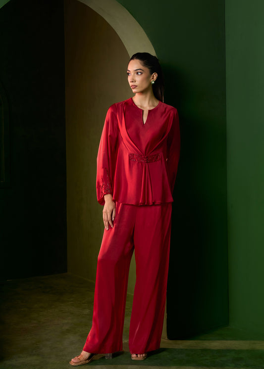 Ivy Coord set- Red