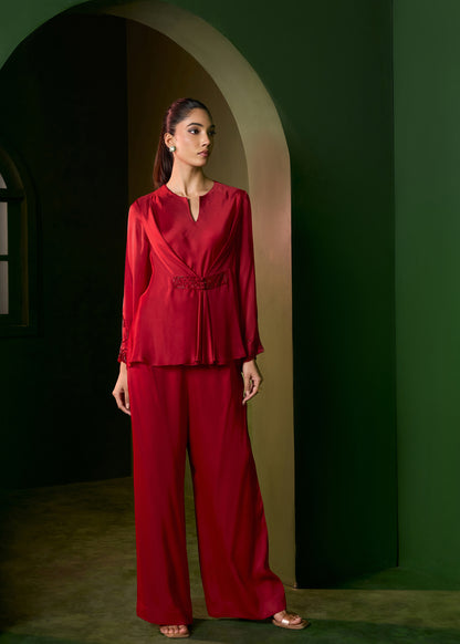 Ivy Coord set- Red