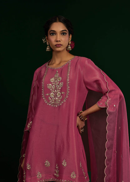 Ruhani Sharara Set - Mulburry