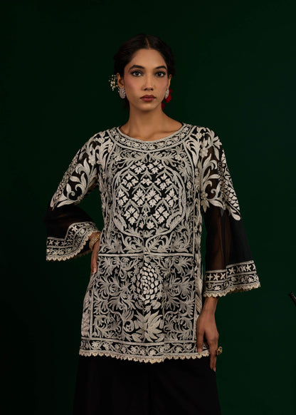 Rajsi Kurta with Palazzo - Black