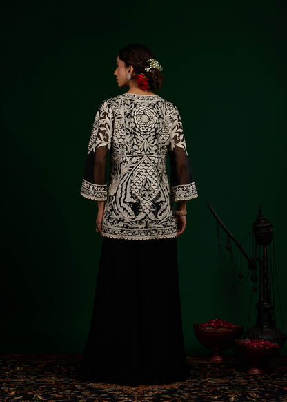 Rajsi Kurta with Palazzo - Black