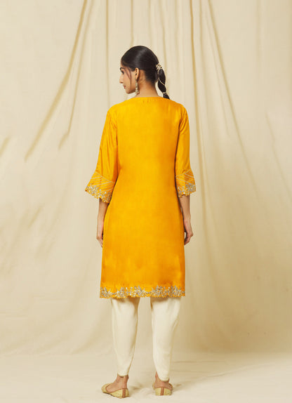 Mustard Shabana Dhoti Set