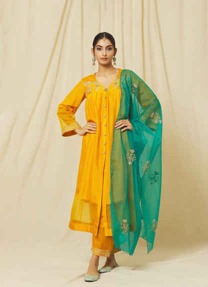 Mustard Zeenat Set