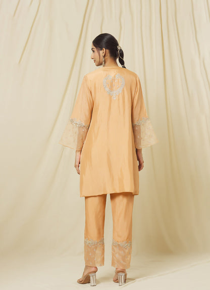 Pale Peach Nusrat Suit Set