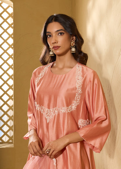 Sahiba Farshi Salwar Kurta Set - Mocha