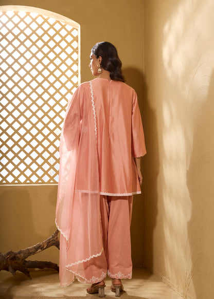 Sahiba Farshi Salwar Kurta Set - Mocha