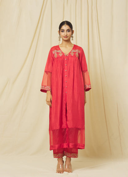 Red Zeenat Set