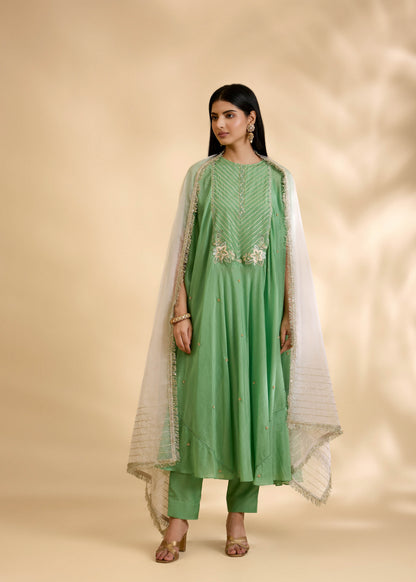 Panna Sitara Anarkali Set
