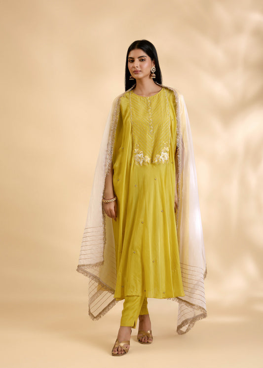 Kesar Sitara Anarkali Set