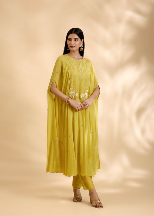 Kesar Sitara Anarkali Set