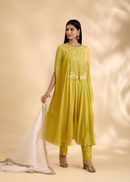 Kesar Sitara Anarkali Set