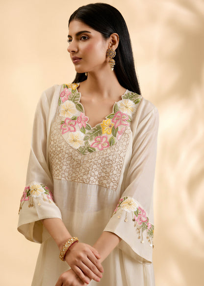 Chandani Amaya Short Kurta Sharara Set