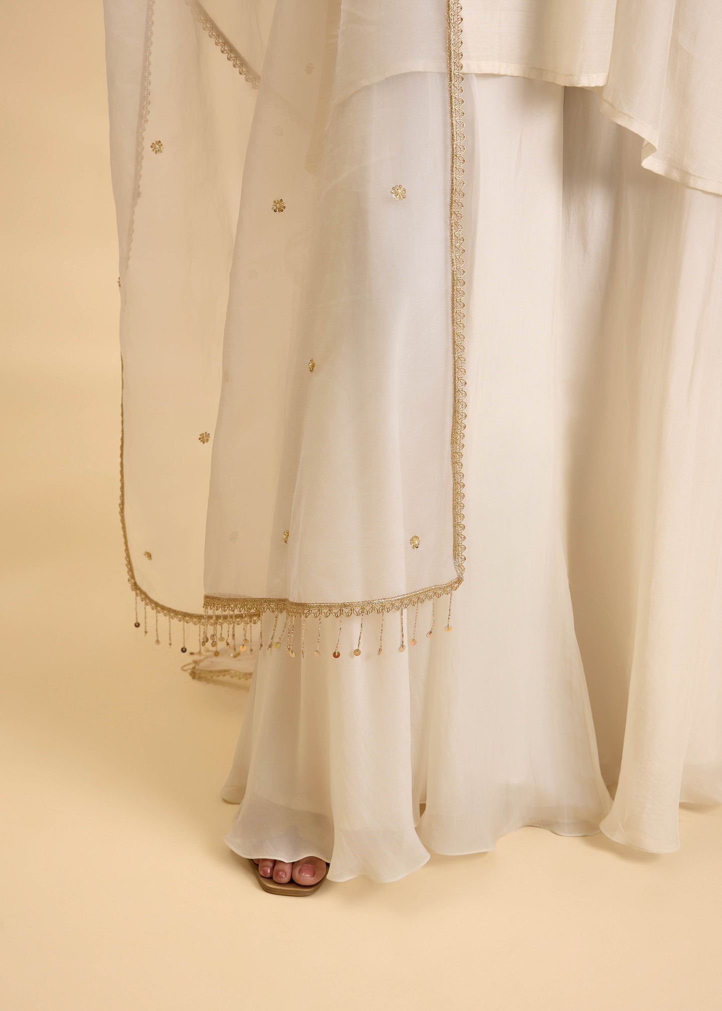 Chandani Amaya Short Kurta Sharara Set