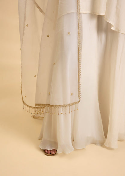 Chandani Amaya Short Kurta Sharara Set