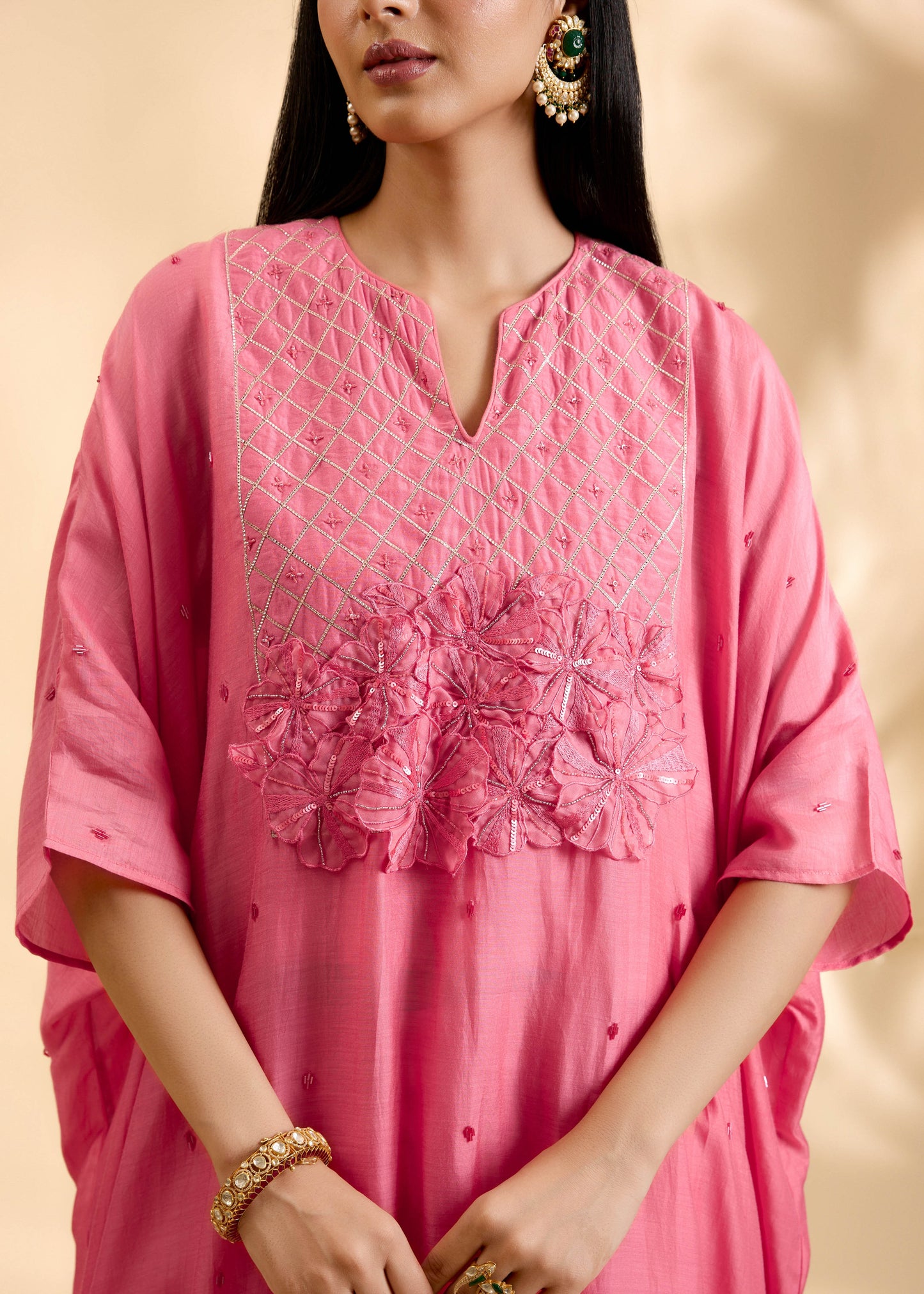 Surkhi Kaftan Tunic Set