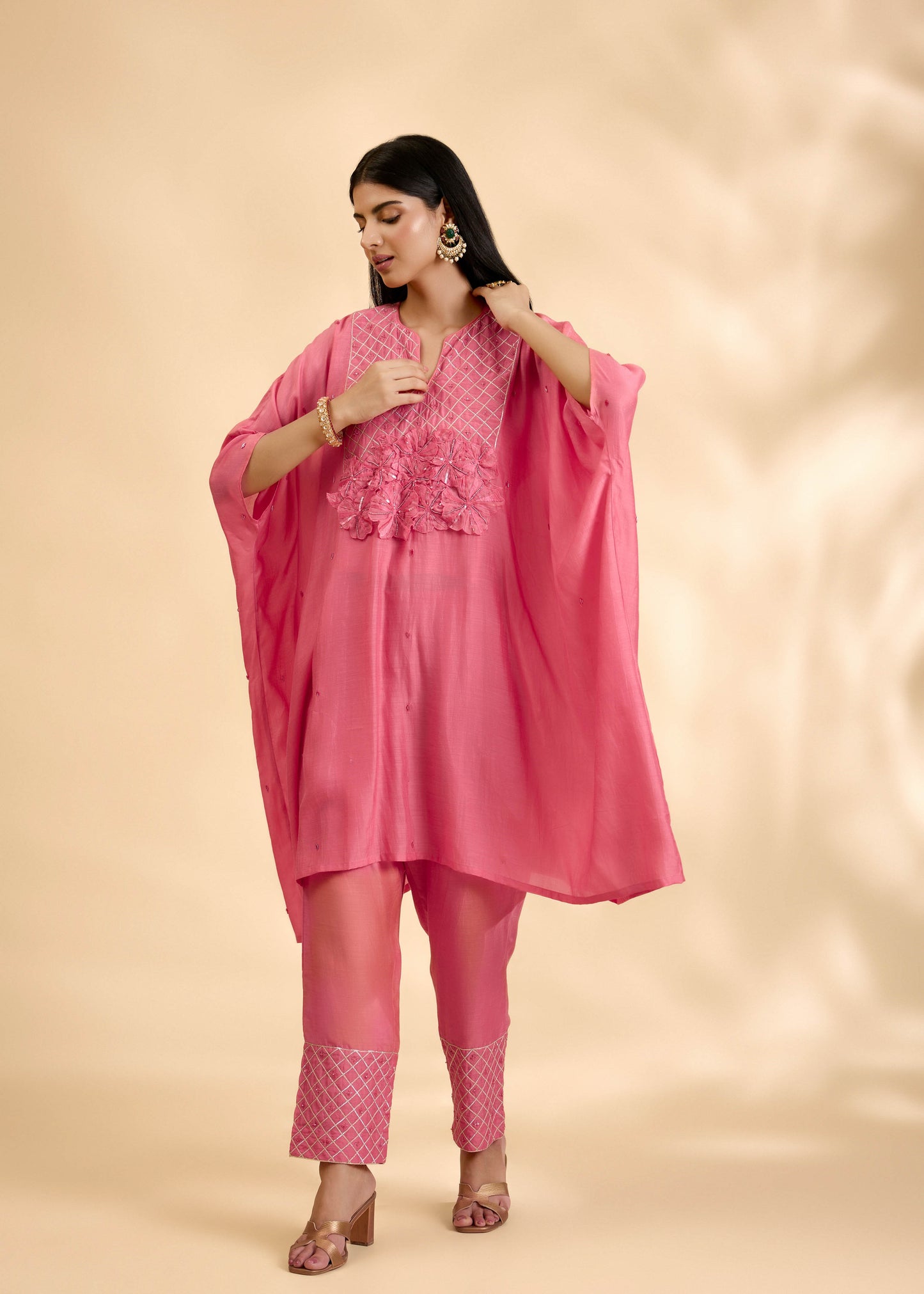 Surkhi Kaftan Tunic Set