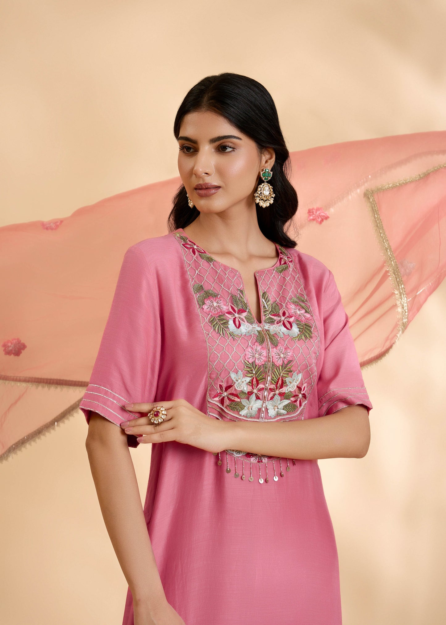 Surkhi Kaashi Kurta Set