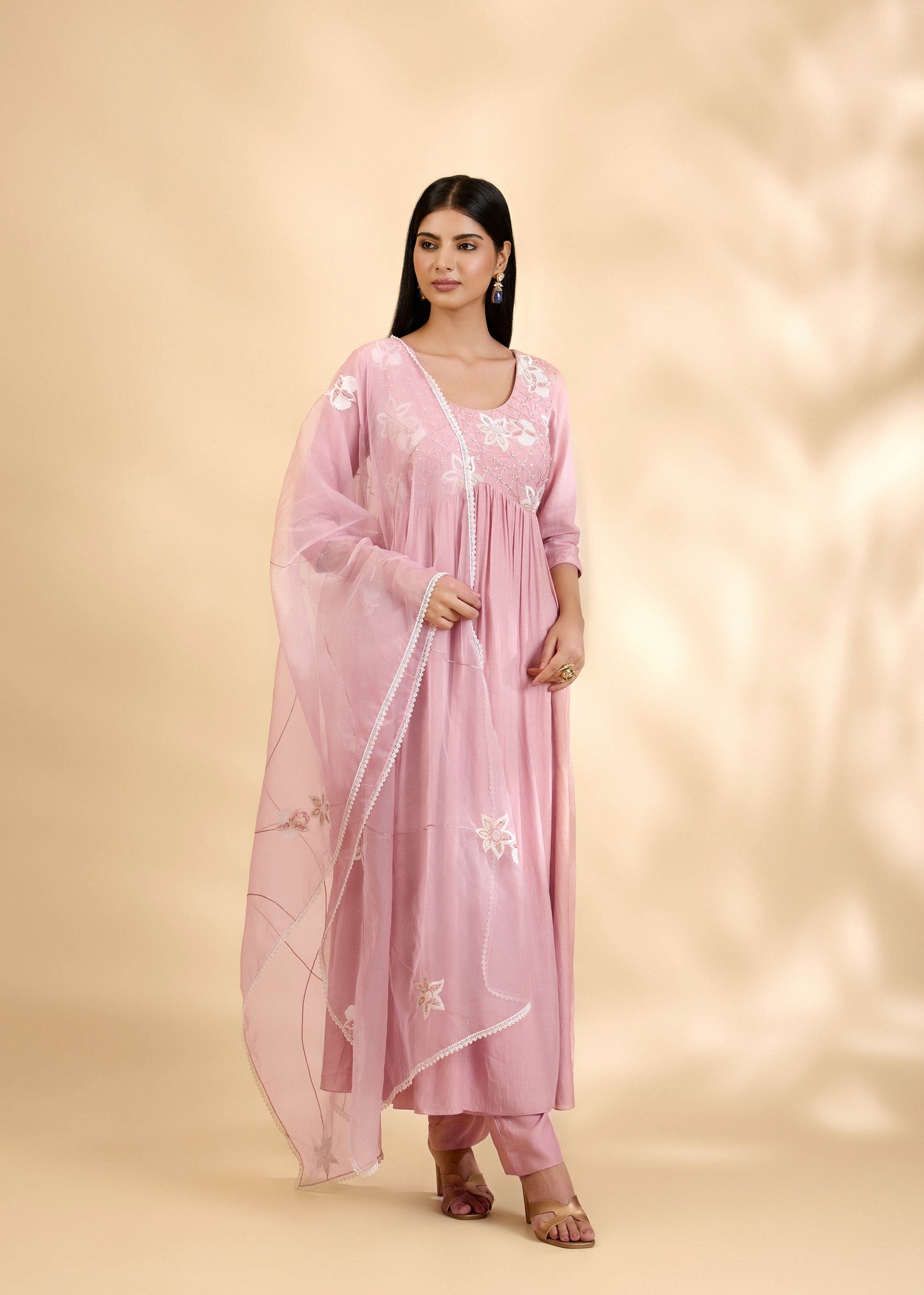 Rose Nargis Anarkali Set