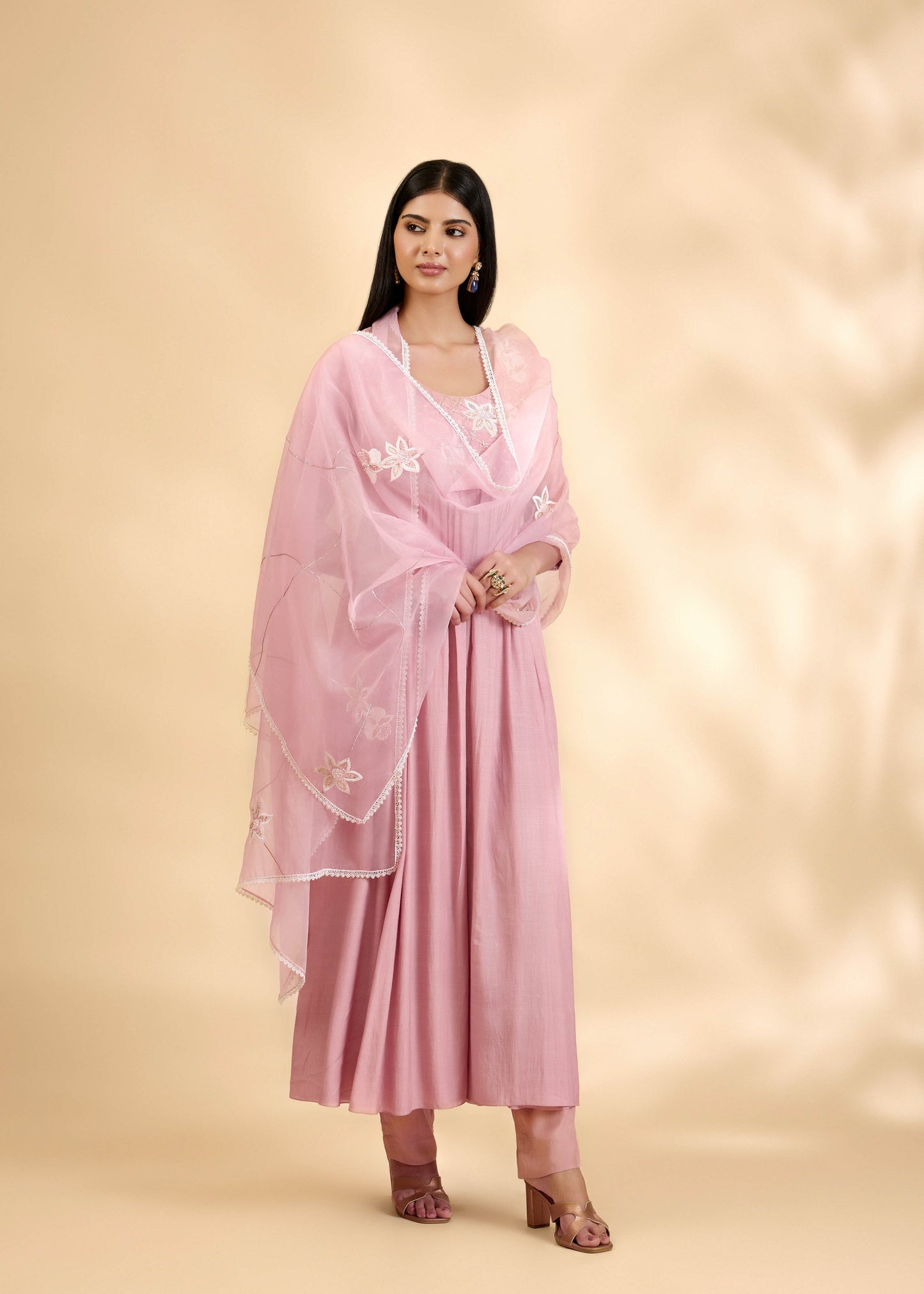 Rose Nargis Anarkali Set