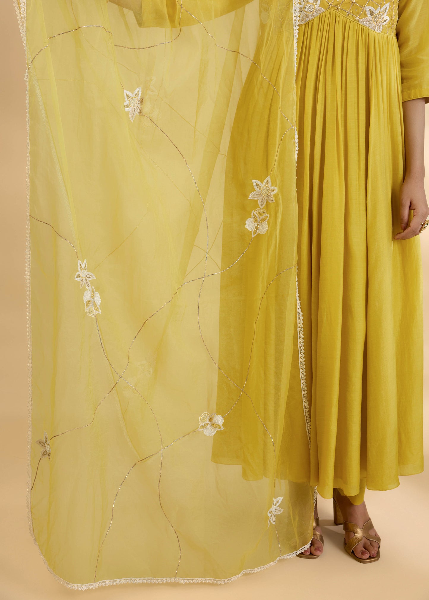 Kesar Nargis Anarkali Set