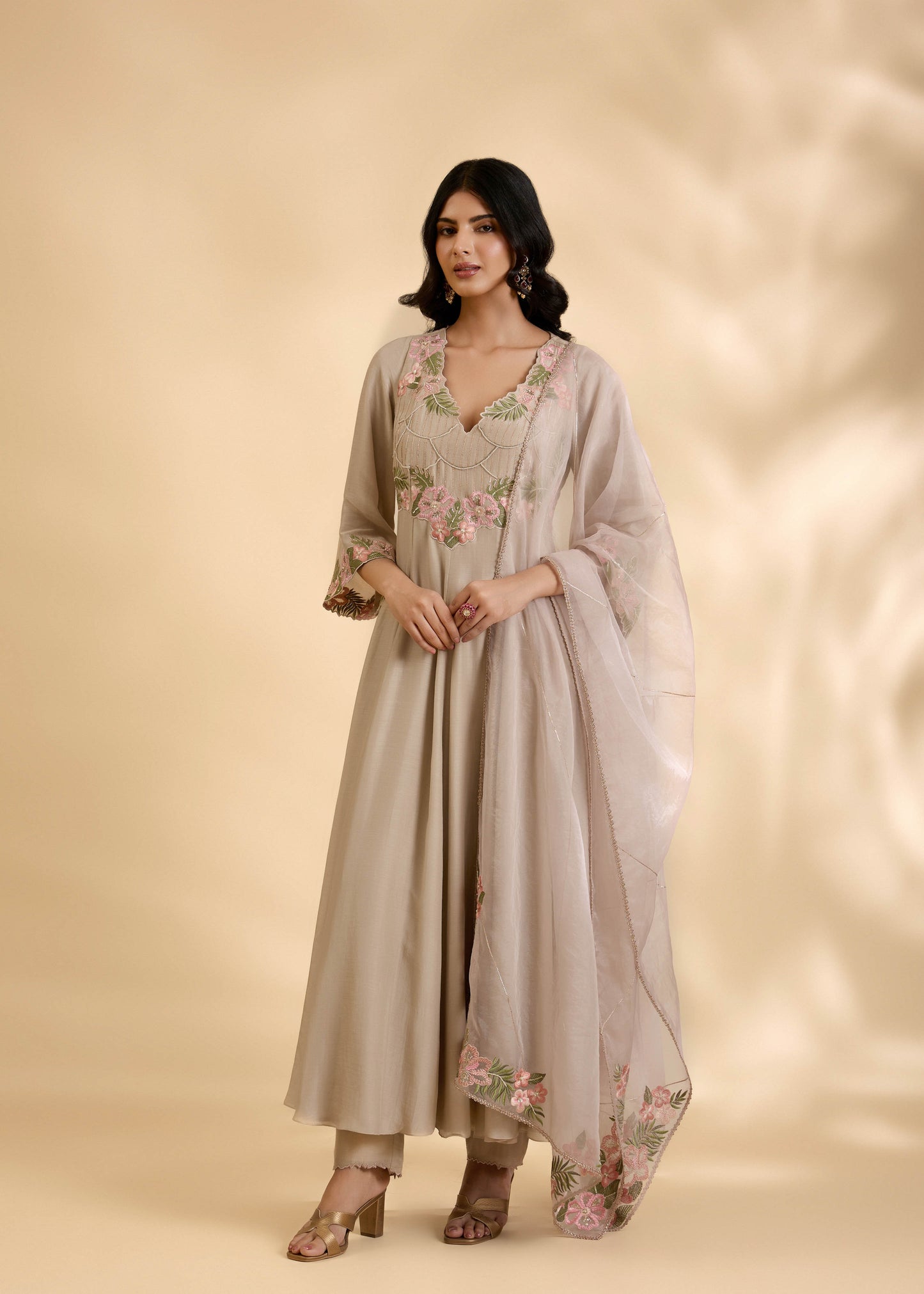 Chandan Ruksar Anarkali Set