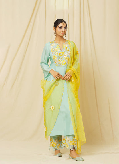 Sea Foam Ameeta Suit Set