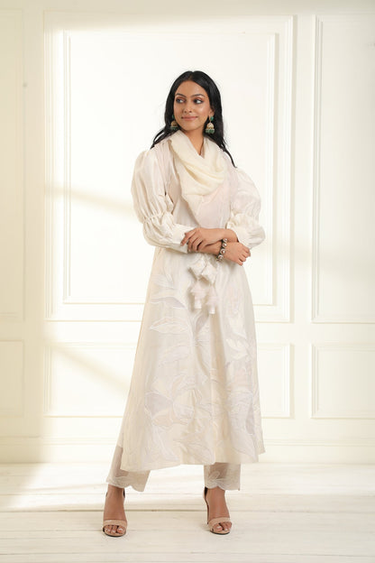 Pink Safina Applique Suit Set
