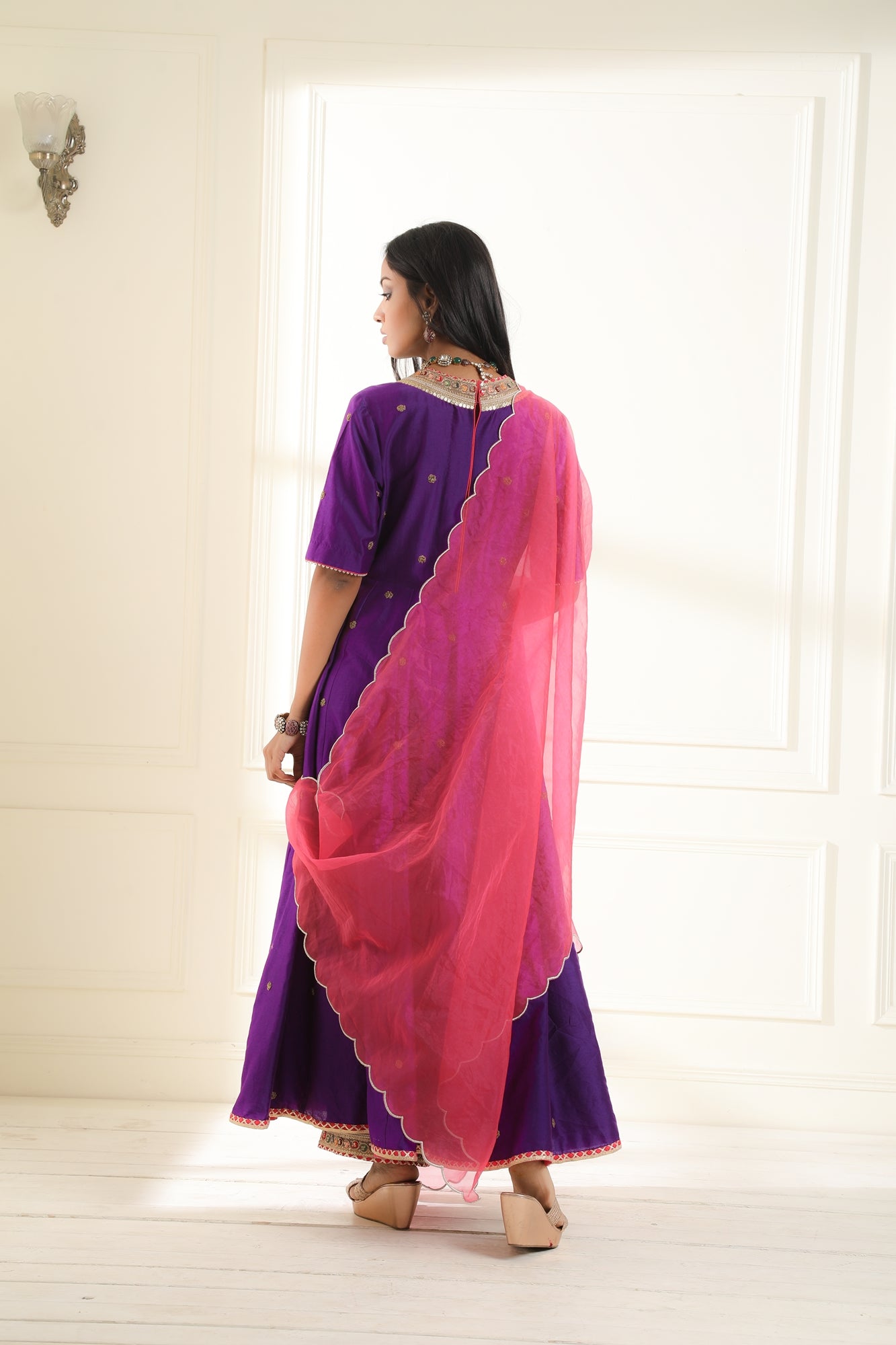 Purple Mastaani Anarkali Set